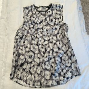 Theory Sleeveless Silk Blouse Size Medium